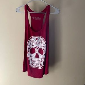 S sugar skull tank